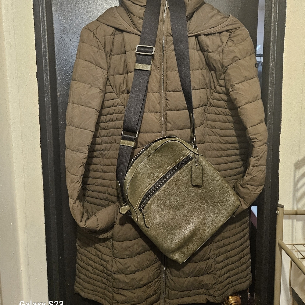 DKNY OLIVE GREEN COAT